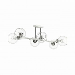 LUMION 4517/6C MODERNI LN21 165 бел. хром люстра E14 6x40W 220V 240x920 ALANA