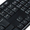 Первая цена Клавиатура проводная мембранная Optima 104кл.,белая кириллица, USB, каб. 140см, черный