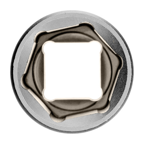 Головка торцевая, 20 мм, шестигранная, CrV, под квадрат 1/2 Stels