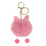 ИГРОЛЕНД Брелок-подвес пушистый "Пушинка", 10х8 см, полиэстер, металл, микс