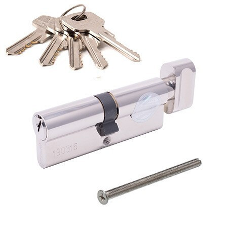 Личина Апекс 80-ZCN с вертушкой и защитой от высвер. (никель)  \10