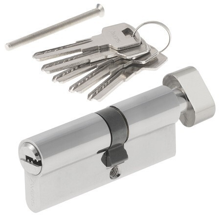 Личина Avers GM-90(35C/55)-C-CR (хром) перфоключ с Вертушкой (латунь)  \10 (100)