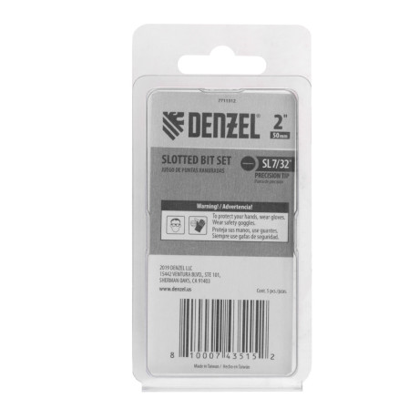 Бита SL5,5x50, 5 шт. Denzel