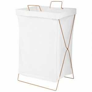 Корзина д/белья складная с металлическим каркасом, 55*35*25см 106897 Рыжий Кот