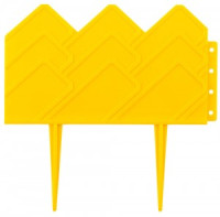 Бордюр декор GRINDA д/клумб, 14х310см, желтый zu422221-Y