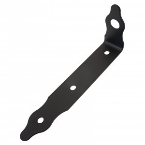 Домарт Проушина угловая 245*100*50черный) d 21мм30)