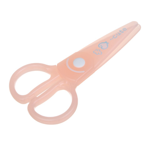 Ножницы, 125 мм, с безопасными пластиковыми лезвиями, пастель 3 цвета, шоу-бокс