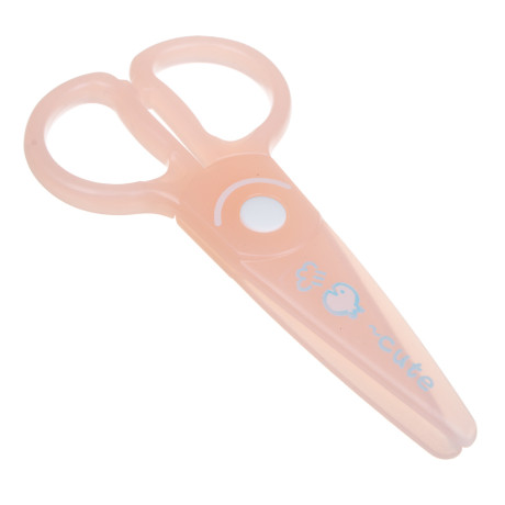 Ножницы, 125 мм, с безопасными пластиковыми лезвиями, пастель 3 цвета, шоу-бокс