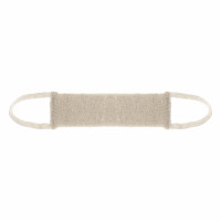 Мочалка "Длинная", лён, поролон, 35х9см