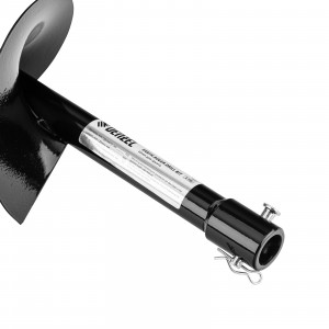 Шнек для грунта E-150, диаметр 150 мм, длина 800 мм,соединение 20 мм, несъемный нож Denzel
