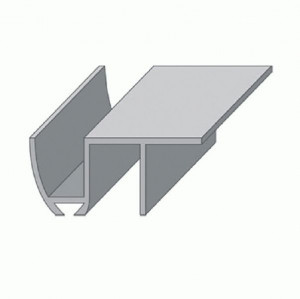 Направляющая НИЖНЯЯ для раздвижных дверей, длина 2 м.  INN 2