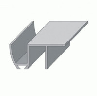 Направляющая НИЖНЯЯ для раздвижных дверей, длина 2 м.  INN 2