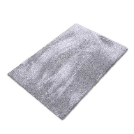 Коврик плюшевый 40х60 серый 02