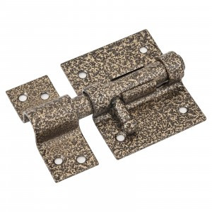 Засов Домарт дверной ЗД- 60 бронза антик d-13мм10)