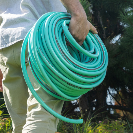 Шланг 4 слойный поливочный 1/2", 50 м Мята, LUXE Palisad