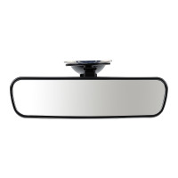 ЕРМАК Зеркало заднего вида универсальное, 8 дюймов, рамка: PP с присоской ABS + ПВХ