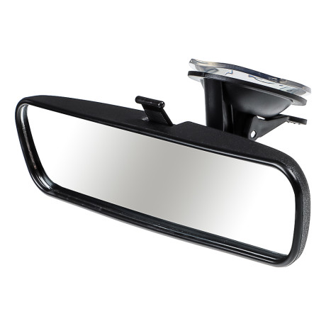 ЕРМАК Зеркало заднего вида универсальное, 8 дюймов, рамка: PP с присоской ABS + ПВХ