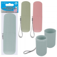 Футляр д/зубной щетки и пасты &quot;В дорогу&quot; (кратность 6шт!!!) пластик YM34-71 Мультидом