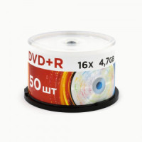 DVD+R Mirex Printable Ink-Jet 16X 4,7GB (полная заливка) Cake box 50 (300!) (цена за диск)