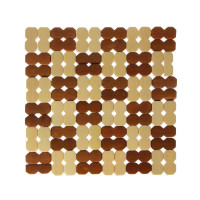 Подставка под горячее &quot;Клетка&quot;,  19x19,5см, бамбук