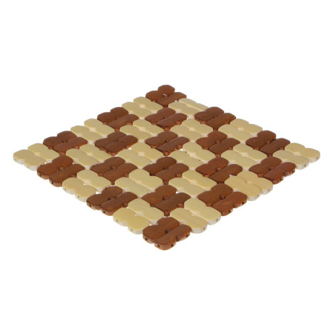 Подставка под горячее "Клетка",  19x19,5см, бамбук