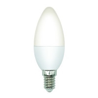 Volpe лампа св/д свеча C37 E14 димм. 6W(600lm) 4000K 4K матовая LED-C37-6W/4000K/E14/FR/DIM/SLS