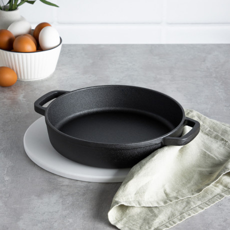 VETTA Сковорода-жаровня, чугун, 24х5см, индукция