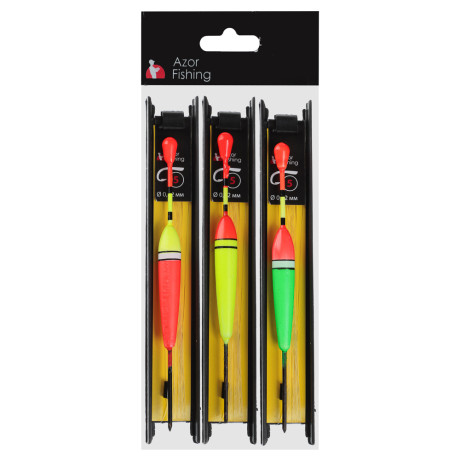 AZOR FISHING Набор мотовил с поплавками, оснащенные