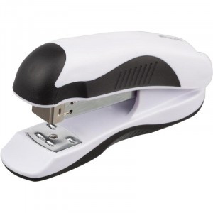 Степлер Attache Master до 20 листов,№24/6, 26/6 белый/черный 808396