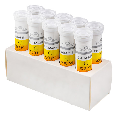 БАД "Витамин С 900" Мирролла,со вкусом апельсина,20 шип.табл