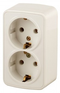 ЭРА Intro Polo роз. 2 мест. земля 16А  ОУ, сл.кость 3-204-02, 3931 (замена на код 827186)