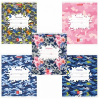 Тетрадь 24 л. BRAUBERG клетка, обложка картон, &quot;КАМУФЛЯЖ&quot;, 403584