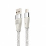 BY SM Кабель для зарядки КРИСТАЛЛЫ Type-C, 1м, 3А, Быстрая зарядка QC 3.0