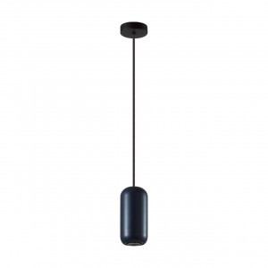 ODEON LIGHT 5060/1C PENDANT ODL24 313 темн.синий/чер./мет Подвес GU10 LED 4W COCOON 83