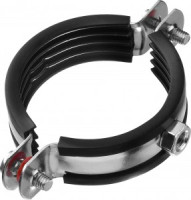 Хомут трубный с гайкой, оцинкованный, 2", 7шт, ЗУБР Мастер 37850-59-65