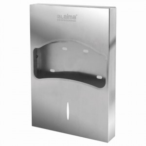 Диспенсер д/покрытий на унитаз LAIMA PROFESSIONAL INOX, 1/4 сложения, нержавеющая сталь, матовый, 60