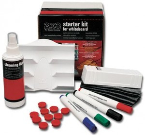 Набор для магн-марк. доски "2х3" ("Дважды три")(4 марк,держ д/марк, чист.ср-во,стир,салф стир.)AS111