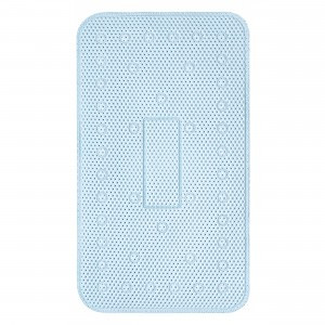 Коврик для ванной на присосках Самуи 40*69см, ПВХ, прямоуг, голубой 75691 Master House