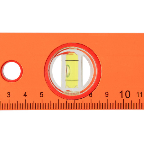 Уровень алюминиевый, 2000 мм, 3 глазка, желтый, линейка Sparta