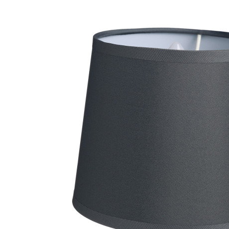 BY Светильник переносной настольный Марсель, 25 см, E14, 40Вт, 230В, керамика, текстиль, сер/зел