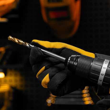 Сверло спиральное по металлу 9 x 125 мм, Р6М5, Golden Tip  Denzel