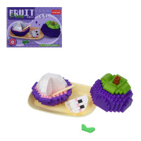Конструктор мини 3D &quot;Фруктики&quot;, ABS, 16х4,5х11,5см, 6 видов