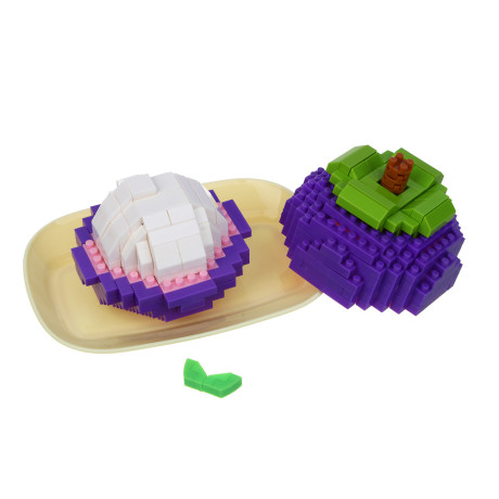 Конструктор мини 3D "Фруктики", ABS, 16х4,5х11,5см, 6 видов