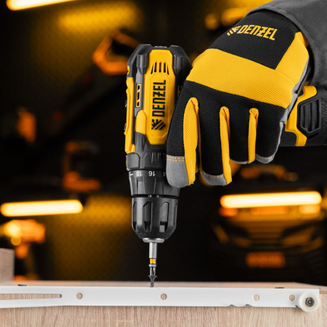 Дрель-шуруповерт аккумуляторная CDQ-12, Li-Ion, 12 В Denzel