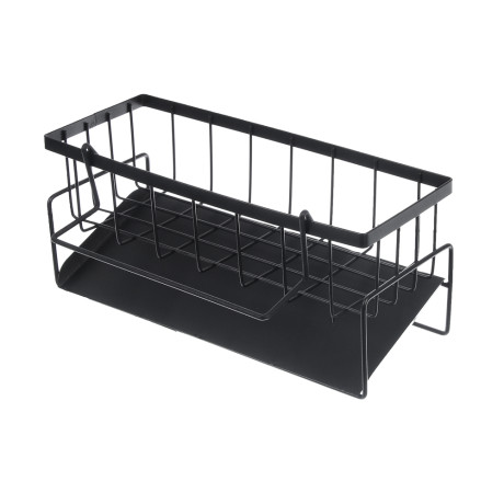 Держатель для губок и моющего ср-ва тм VETTA, слив-поддон, кронштейн д/салфетки, 23х9х10см, металл