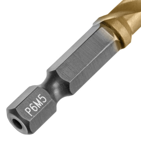 Набор сверл-метчиков, М4-М12, Р6М5 // Denzel