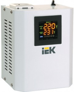 IEK Стабилизатор напряжения Boiler 500 ВА для газовых котлов, релейный 150-260В (6%) IVS24-1-00500