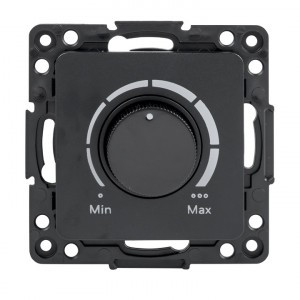 EKF Стокгольм мех. светорегулятор СУ 600W 220В черный автоклеммы (корпус PC) EZD06-101-10