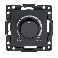 EKF Стокгольм мех. светорегулятор СУ 600W 220В черный автоклеммы (корпус PC) EZD06-101-10