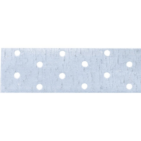 Лента перфорированная монтажная, 2 мм, LM 10 см х 10 м, отверстие 4.5-5 мм, цинк Сибртех